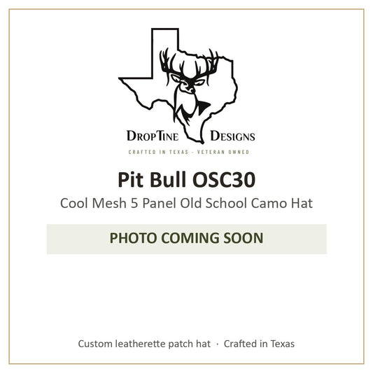 Photo coming soon: Pit Bull OSC30 Cool Mesh 5 Panel Old School Camo Hat