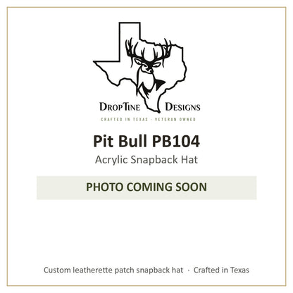 Photo coming soon: Pit Bull PB104 Acrylic Snapback Hat