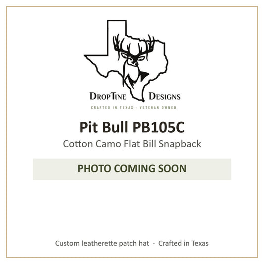 Photo coming soon: Pit Bull PB105C Cotton Camo Flat Bill Snapback