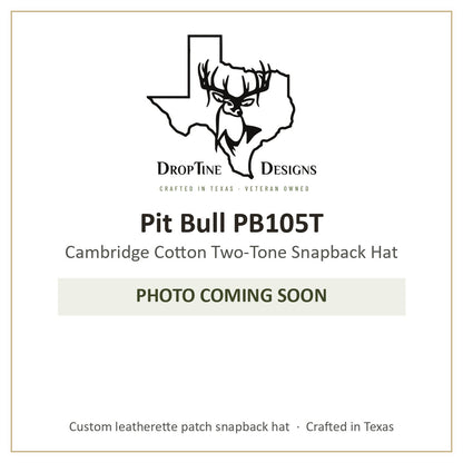 Photo coming soon: Pit Bull PB105T Cambridge Cotton Two-Tone Snapback Hat