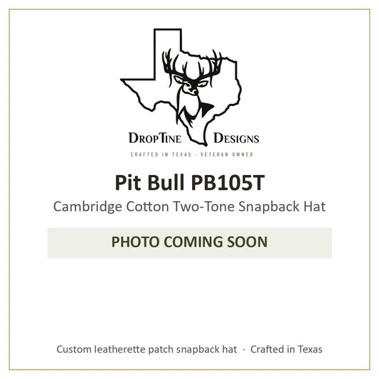 Photo coming soon: Pit Bull PB105T Cambridge Cotton Two-Tone Snapback Hat