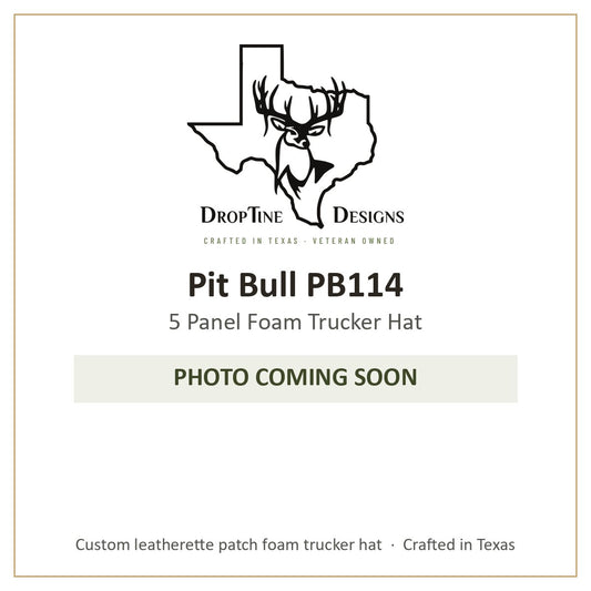 Photo coming soon: Pit Bull PB114 5 Panel Foam Trucker Hat
