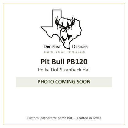 Photo coming soon: Pit Bull PB120 Polka Dot Strapback Hat