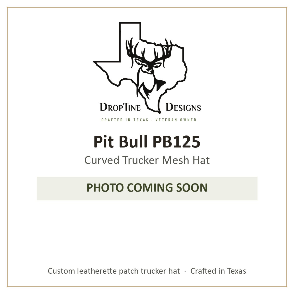 Photo coming soon: Pit Bull PB125 Curved Trucker Mesh Hat