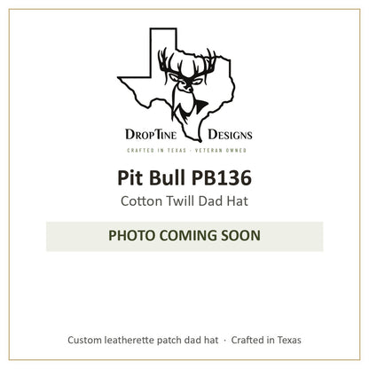 Photo coming soon: Pit Bull PB136 Cotton Twill Dad Hat