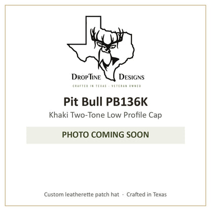 Photo coming soon: Pit Bull PB136K Khaki Two-Tone Low Profile Cap