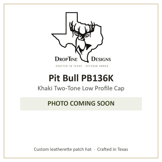 Photo coming soon: Pit Bull PB136K Khaki Two-Tone Low Profile Cap