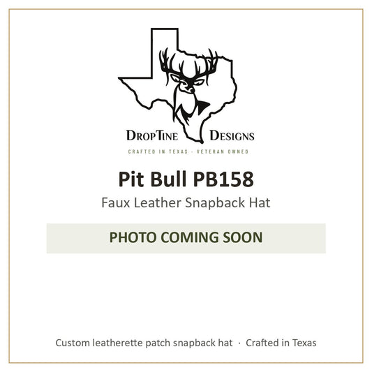 Photo coming soon: Pit Bull PB158 Faux Leather Snapback Hat