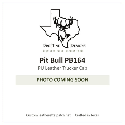Photo coming soon: Pit Bull PB164 PU Leather Trucker Cap