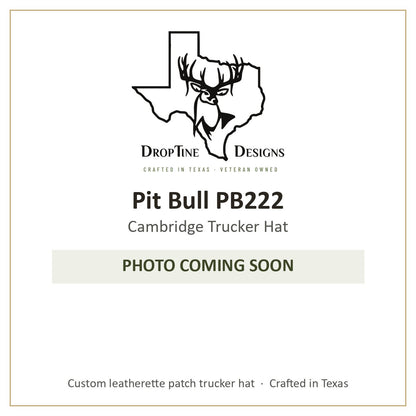 Photo coming soon: Pit Bull PB222 Cambridge Trucker Hat