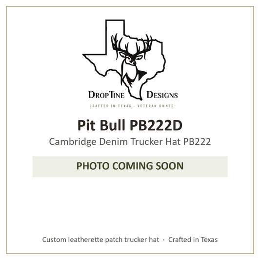 Photo coming soon: Pit Bull PB222D Cambridge Denim Trucker Hat PB222