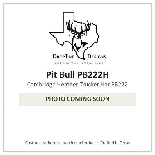 Photo coming soon: Pit Bull PB222H Cambridge Heather Trucker Hat PB222