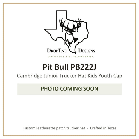 Photo coming soon: Pit Bull PB222J Cambridge Junior Trucker Hat Kids Youth Cap
