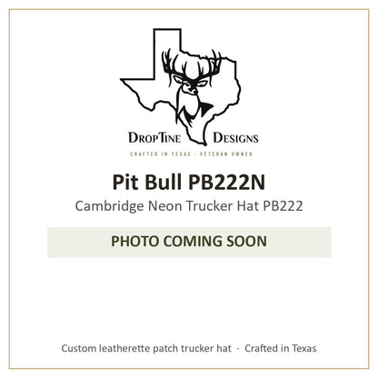 Photo coming soon: Pit Bull PB222N Cambridge Neon Trucker Hat PB222