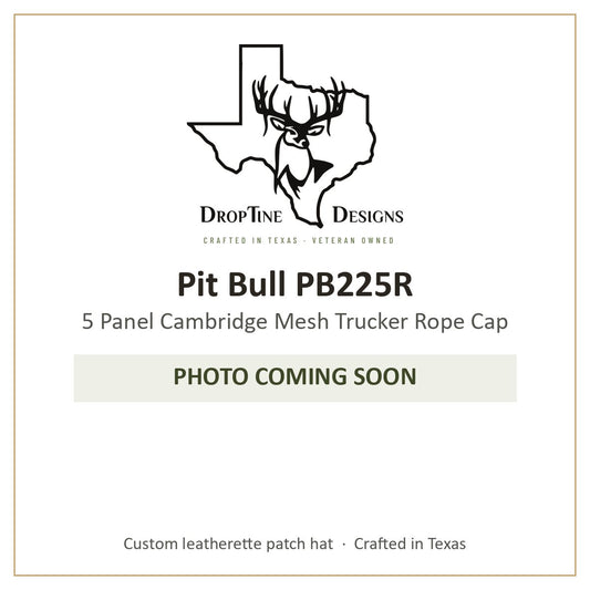 Photo coming soon: Pit Bull PB225R 5 Panel Cambridge Mesh Trucker Rope Cap