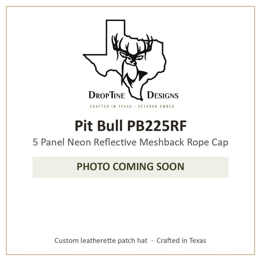 Photo coming soon: Pit Bull PB225RF 5 Panel Neon Reflective Meshback Rope Cap