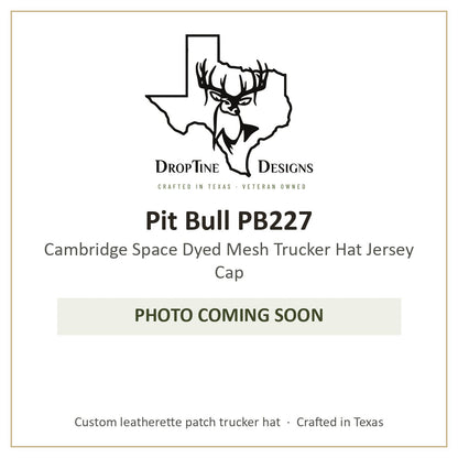 Photo coming soon: Pit Bull PB227 Cambridge Space Dyed Mesh Trucker Hat Jersey Cap