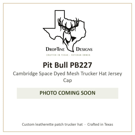 Photo coming soon: Pit Bull PB227 Cambridge Space Dyed Mesh Trucker Hat Jersey Cap