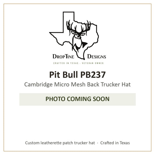 Photo coming soon: Pit Bull PB237 Cambridge Micro Mesh Back Trucker Hat