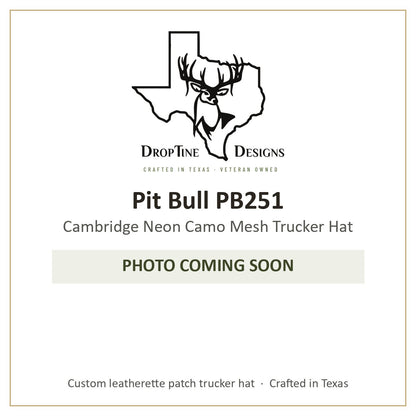 Photo coming soon: Pit Bull PB251 Cambridge Neon Camo Mesh Trucker Hat