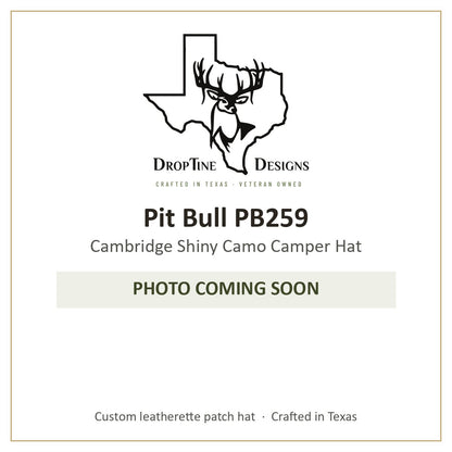 Photo coming soon: Pit Bull PB259 Cambridge Shiny Camo Camper Hat