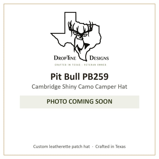 Photo coming soon: Pit Bull PB259 Cambridge Shiny Camo Camper Hat