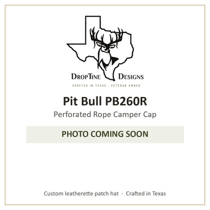 Photo coming soon: Pit Bull PB260R Perforated Rope Camper Cap