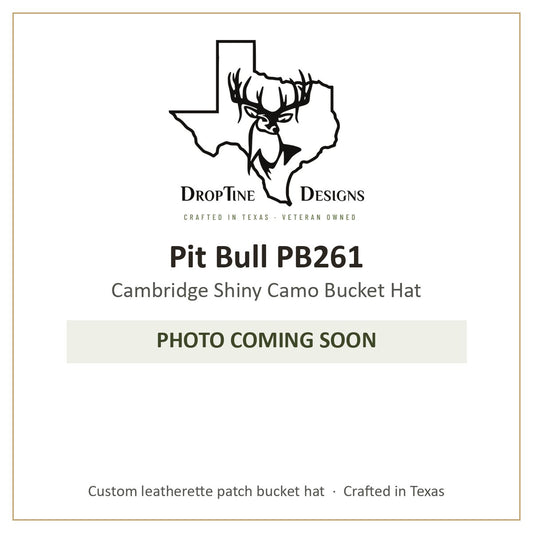 Photo coming soon: Pit Bull PB261 Cambridge Shiny Camo Bucket Hat