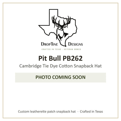Photo coming soon: Pit Bull PB262 Cambridge Tie Dye Cotton Snapback Hat