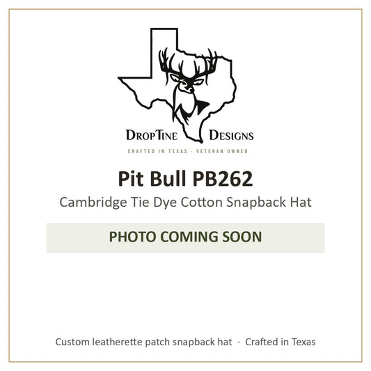 Photo coming soon: Pit Bull PB262 Cambridge Tie Dye Cotton Snapback Hat