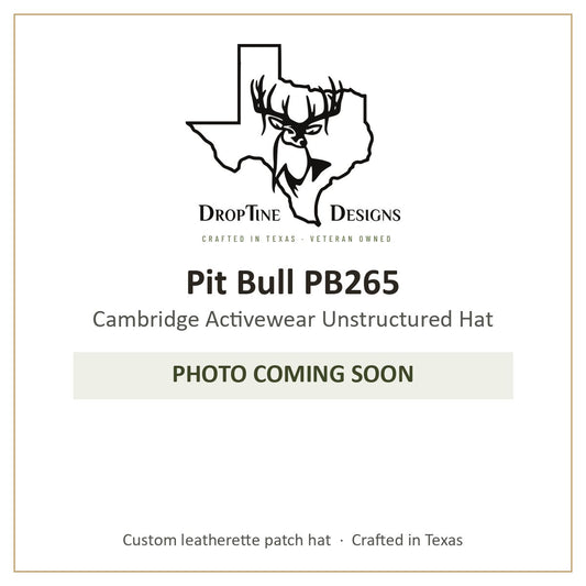 Photo coming soon: Pit Bull PB265 Cambridge Activewear Unstructured Hat