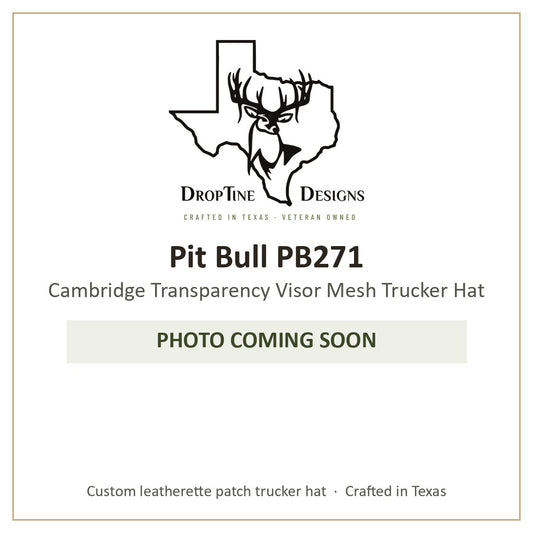 Photo coming soon: Pit Bull PB271 Cambridge Transparency Visor Mesh Trucker Hat