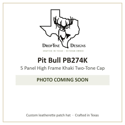 Photo coming soon: Pit Bull PB274K 5 Panel High Frame Khaki Two-Tone Cap