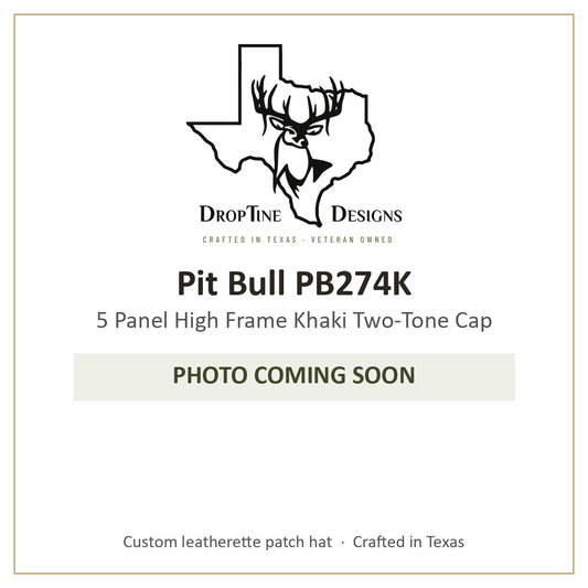 Photo coming soon: Pit Bull PB274K 5 Panel High Frame Khaki Two-Tone Cap