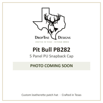 Photo coming soon: Pit Bull PB282 5 Panel PU Snapback Cap