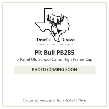 Photo coming soon: Pit Bull PB285 5 Panel Old School Camo High Frame Cap