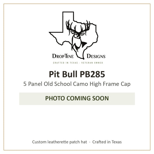 Photo coming soon: Pit Bull PB285 5 Panel Old School Camo High Frame Cap