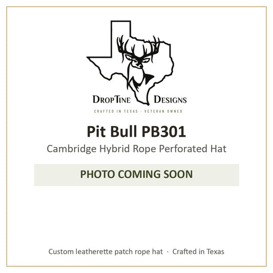 Photo coming soon: Pit Bull PB301 Cambridge Hybrid Rope Perforated Hat