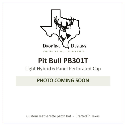 Photo coming soon: Pit Bull PB301T Light Hybrid 6 Panel Perforated Cap