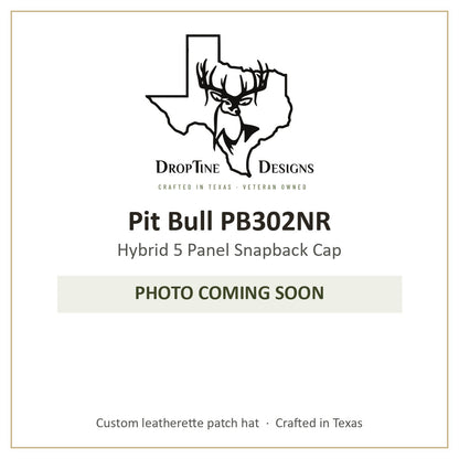 Photo coming soon: Pit Bull PB302NR Hybrid 5 Panel Snapback Cap