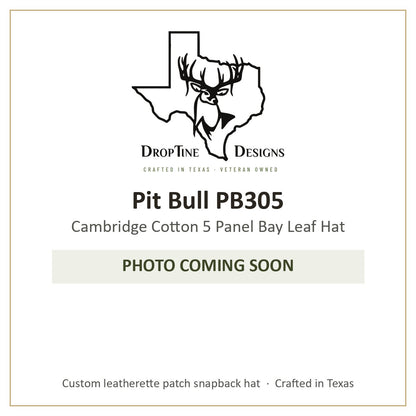 Photo coming soon: Pit Bull PB305 Cambridge Cotton 5 Panel Bay Leaf Hat