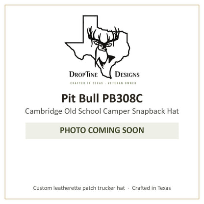 Photo coming soon: Pit Bull PB308C Cambridge Old School Camper Snapback Hat