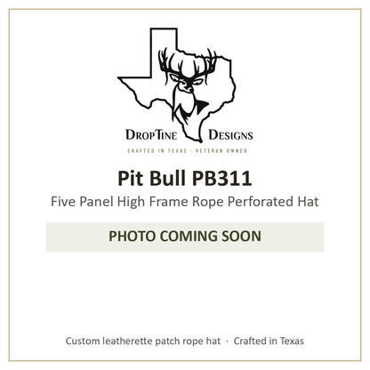 Photo coming soon: Pit Bull PB311 Five Panel High Frame Rope Perforated Hat