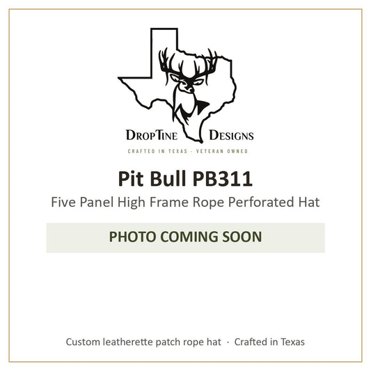 Photo coming soon: Pit Bull PB311 Five Panel High Frame Rope Perforated Hat