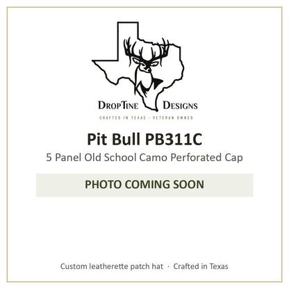 Photo coming soon: Pit Bull PB311C 5 Panel Old School Camo Perforated Cap