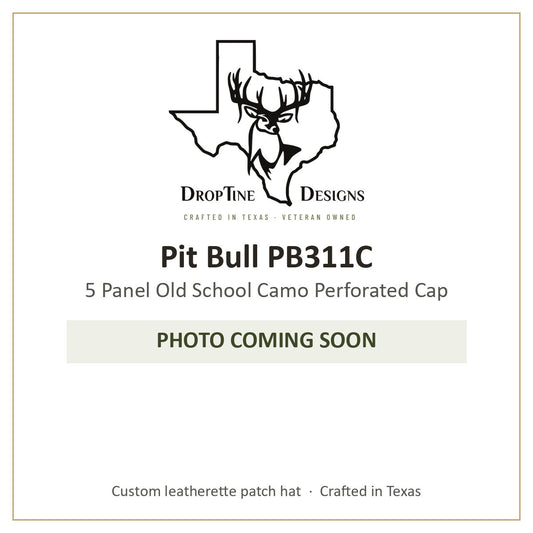 Photo coming soon: Pit Bull PB311C 5 Panel Old School Camo Perforated Cap