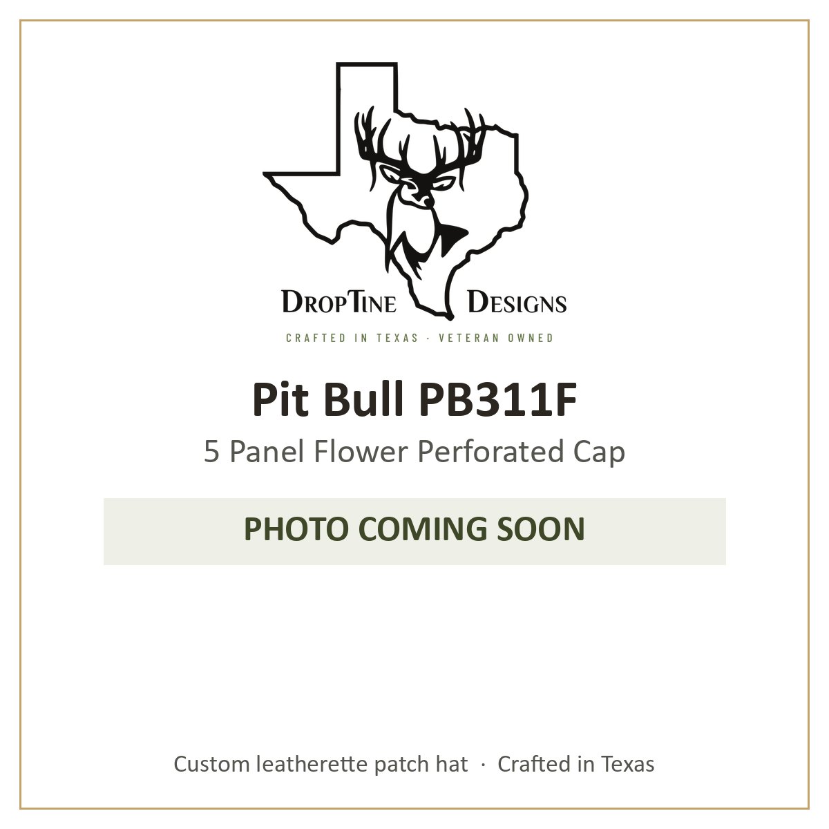 Photo coming soon: Pit Bull PB311F 5 Panel Flower Perforated Cap