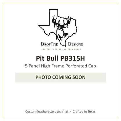 Photo coming soon: Pit Bull PB315H 5 Panel High Frame Perforated Cap