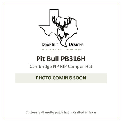 Photo coming soon: Pit Bull PB316H Cambridge NP RIP Camper Hat