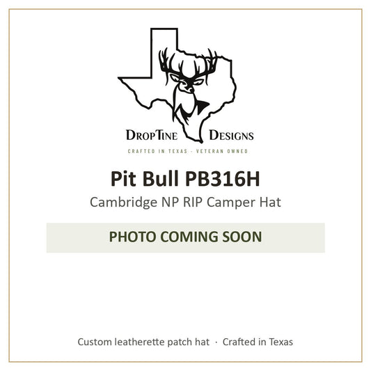 Photo coming soon: Pit Bull PB316H Cambridge NP RIP Camper Hat